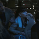 Chewie, Beckett, Qi’ra and Han look to the skies in Solo.